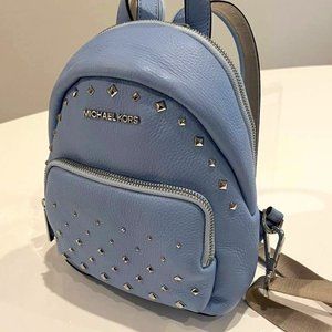 Light Blue Michael Kors Backpack